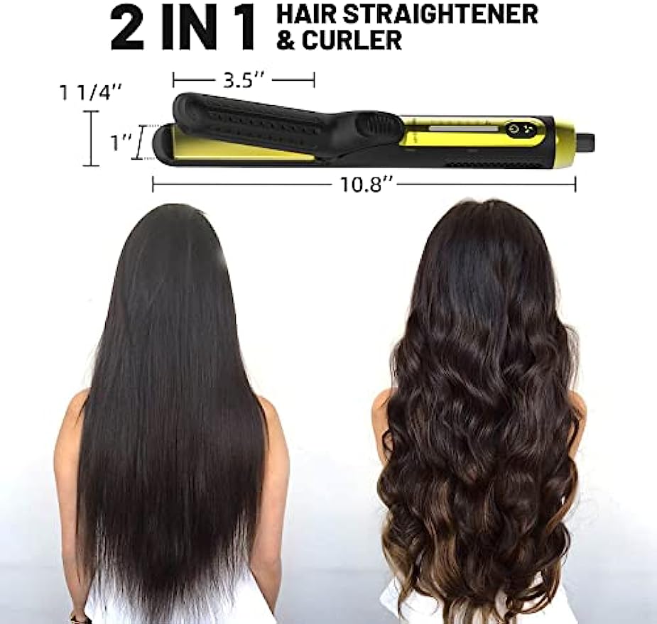 Curling iron vs outlet flat iron