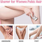 Electric Shaver for Women, Siwiey 2 in 1 Body Hair Removal with Electric Razor Bikini Women Trimmer, Legs Foot Hair Removal Wet&Dry Use with 2 Detachable Head