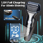 Foil Shaver for Men, SIWIEY Rechargeable Electric Razor, Wet and Dry Waterproof Body Shavers with Pop-up Beard Trimmer, LED Display, 8200 RPM