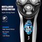 Electric Razor for Men, 4D Cordless Head Shaver, SIWIEY Rechargable Wet and Dry Mens Razors, Rotary Shaver with Pop-up Trimmer, IPX6 Waterproof, LED Display, 8000 RPM